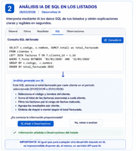 Análisis de SQL